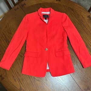 J. Crew Regent Vibrant Red Blazer